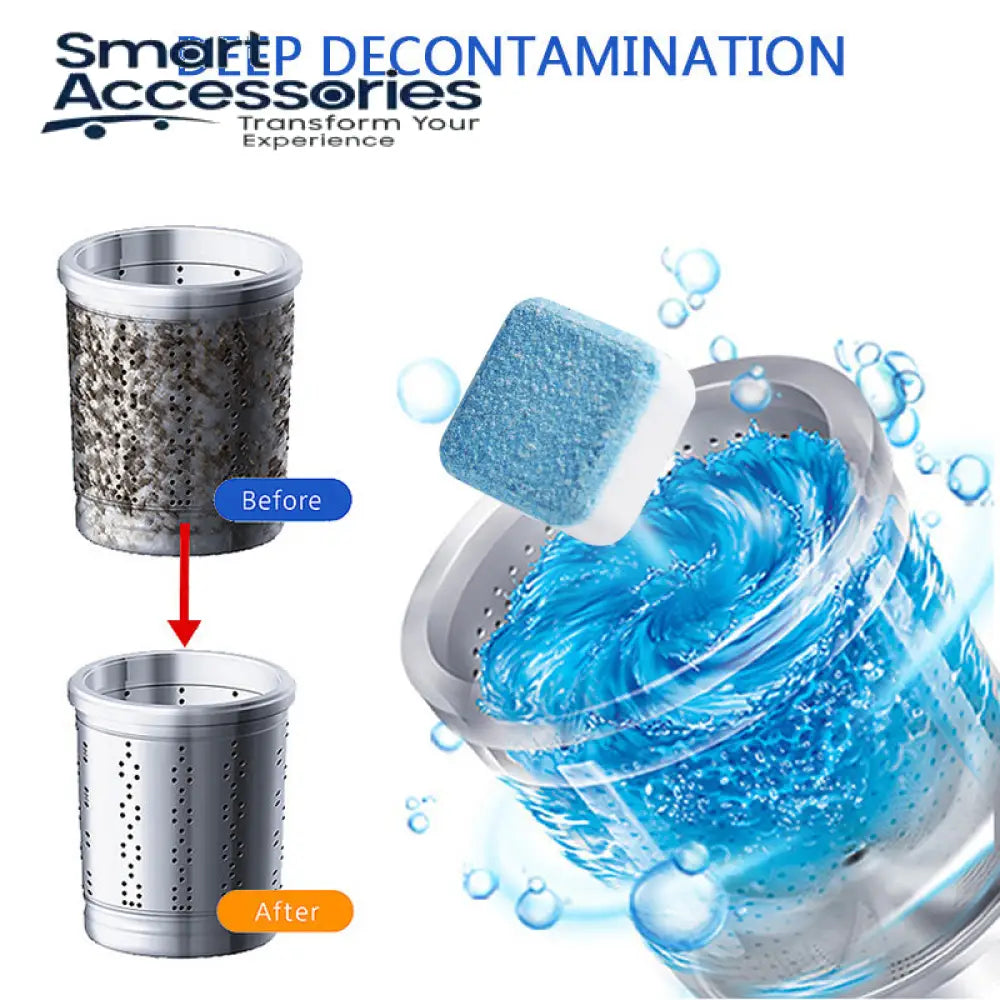 *12Pcs Washing Machine Cleaner Cleaning Tablets