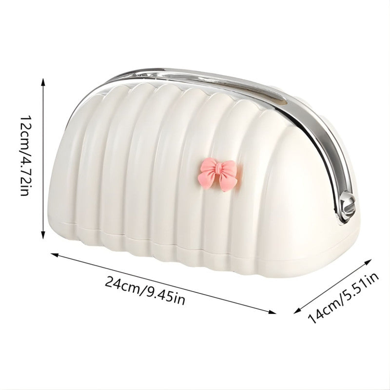 Shell Tissue Box Holder – Decorative & Elegant Design