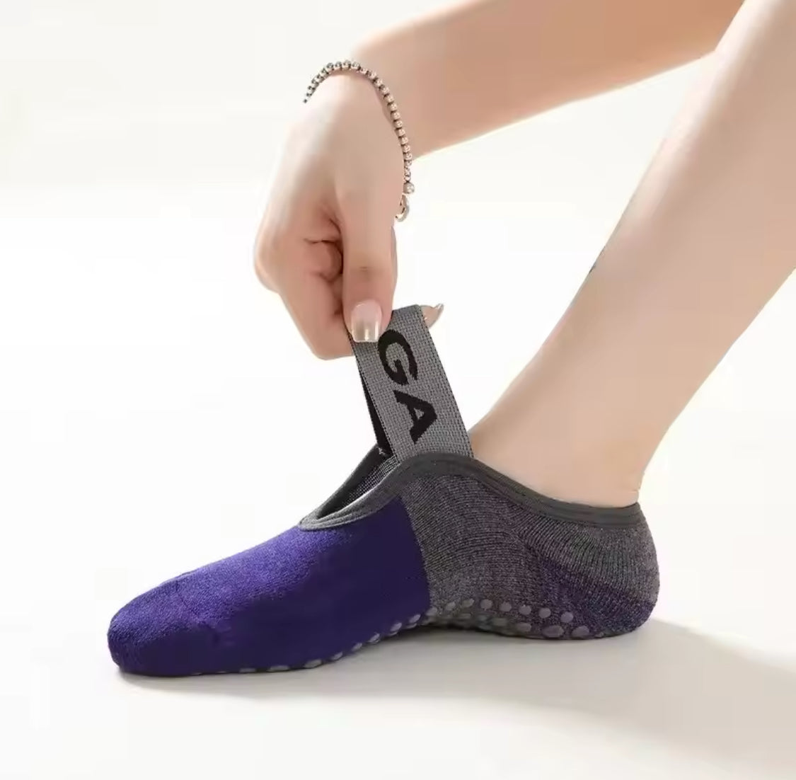 Yoga Non-slip Socks, New Wide Straps Socks, Women Casual Sports Socks