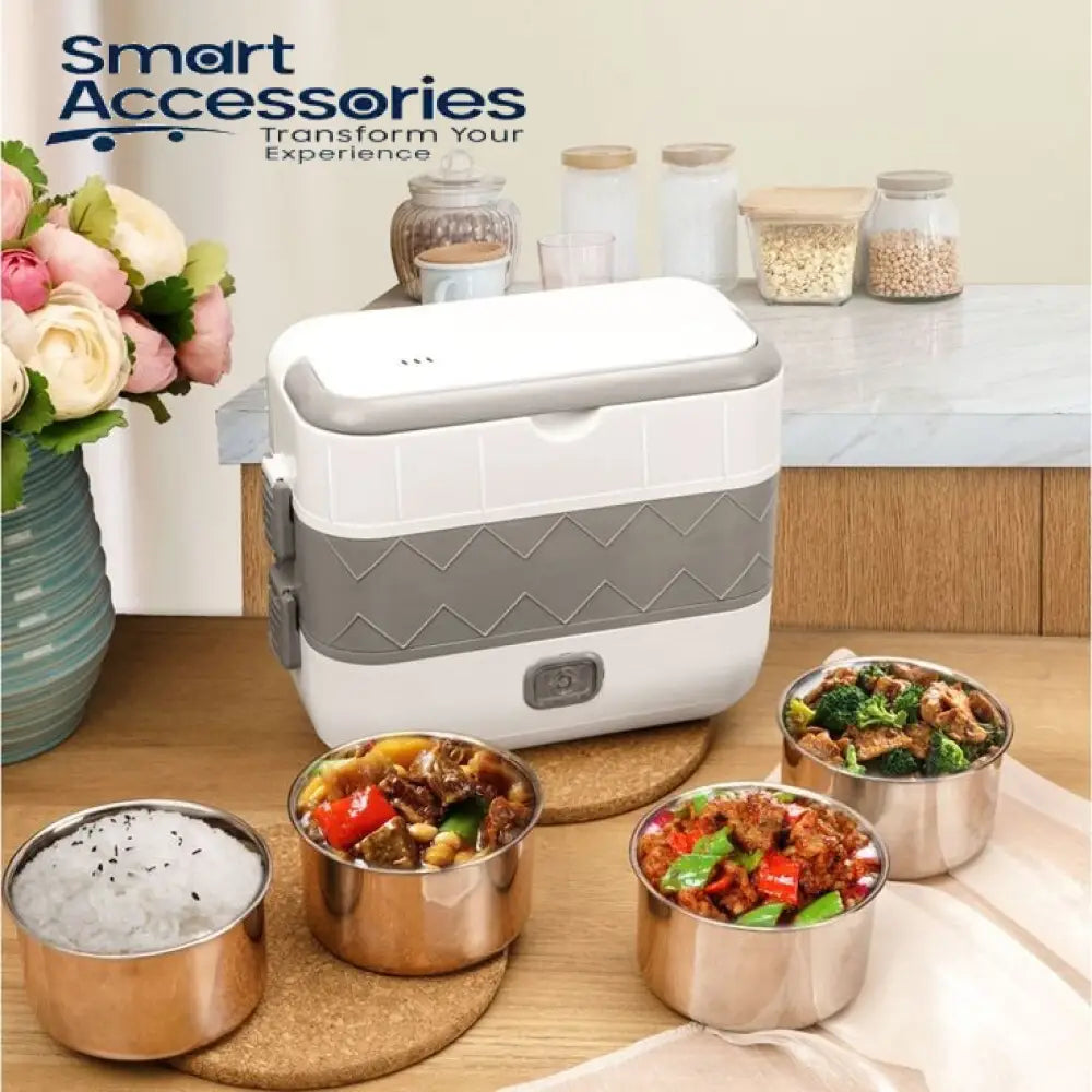 2 Layer Portable Electric Lunch Box