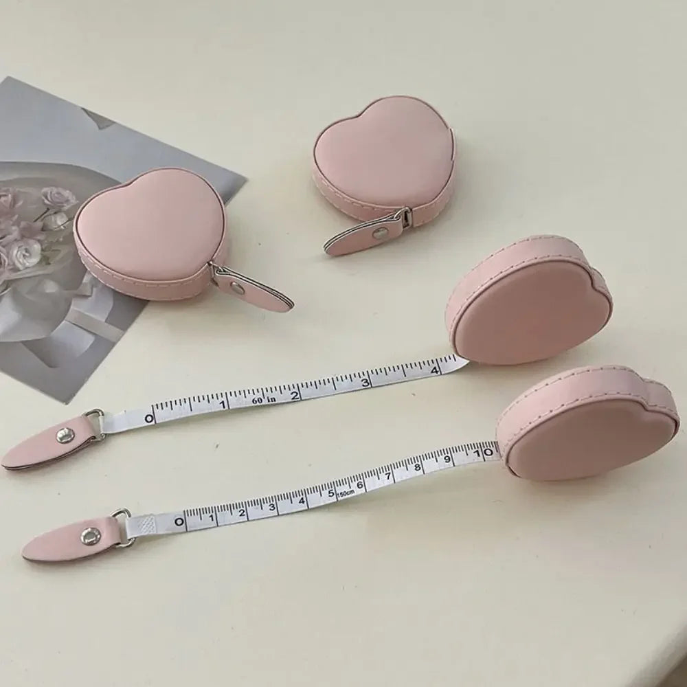 "Mini Heart Measuring Tape β Soft, Flexible & Pocket-Friendly"