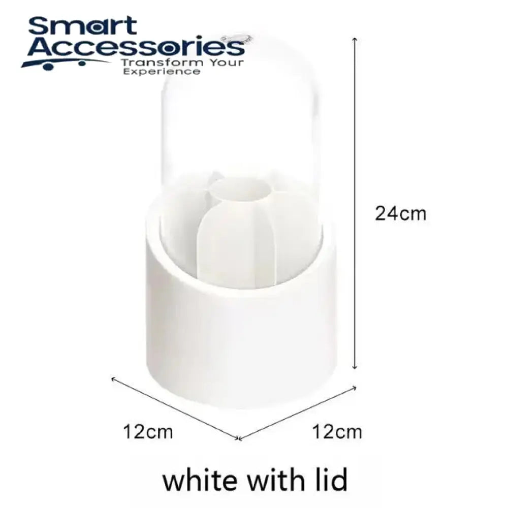 360 Degree Rotating Makeup Brush Storage Box