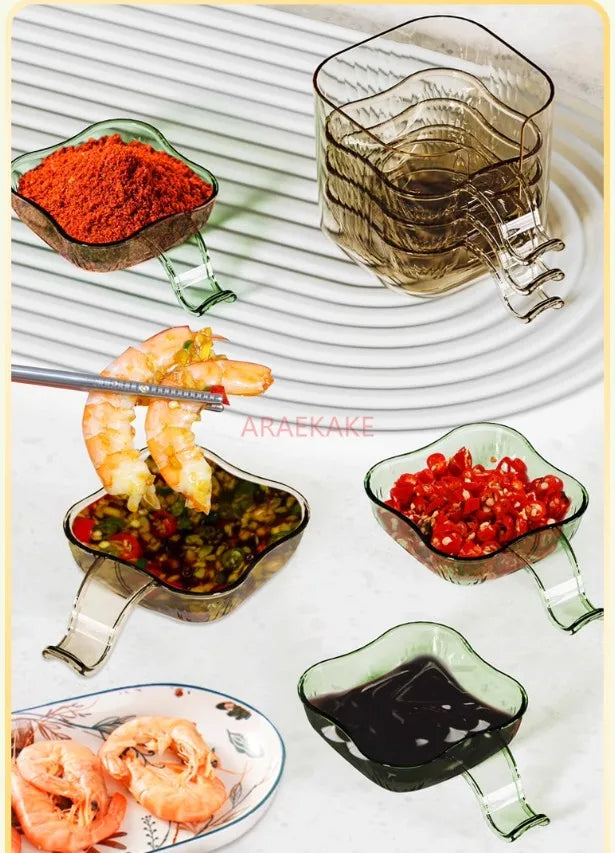 "6-Piece Luxury Glass Handle Bowls Set – Multi-Purpose Serving Dishes"
