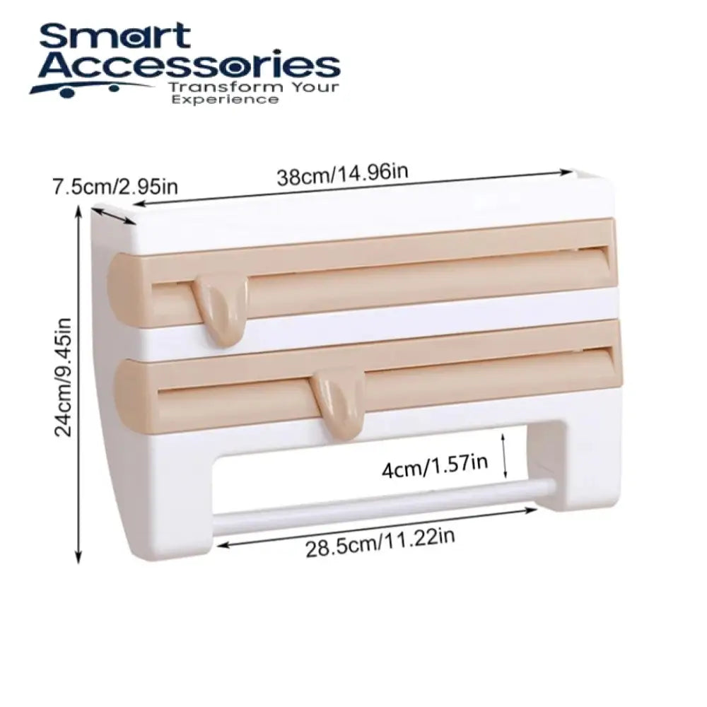 4 In 1 Triple Paper Dispenser Home Accessories