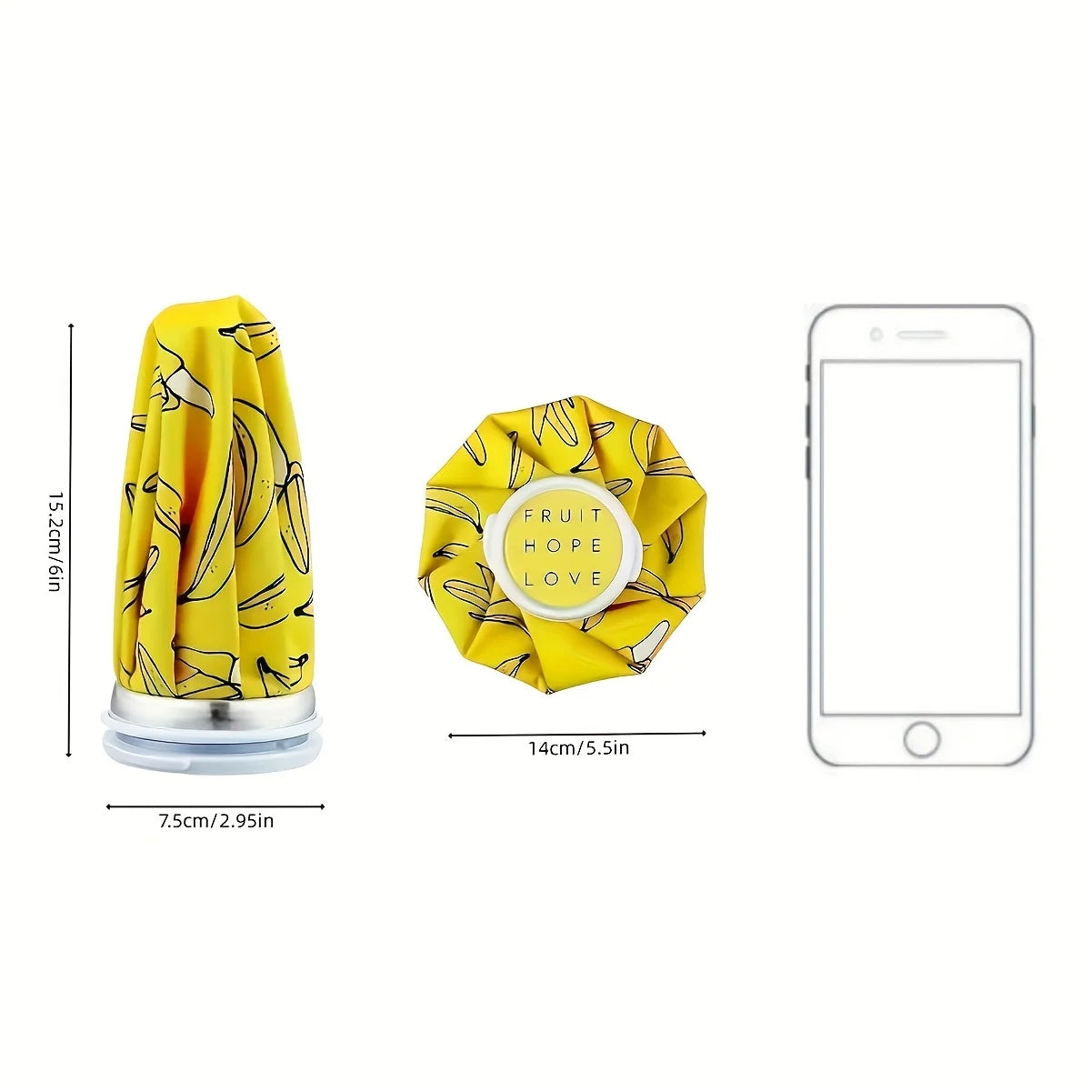 Reusable hot and cold ice packs, mini sports injury ice pack with water bag, nylon material for pain relief and recovery