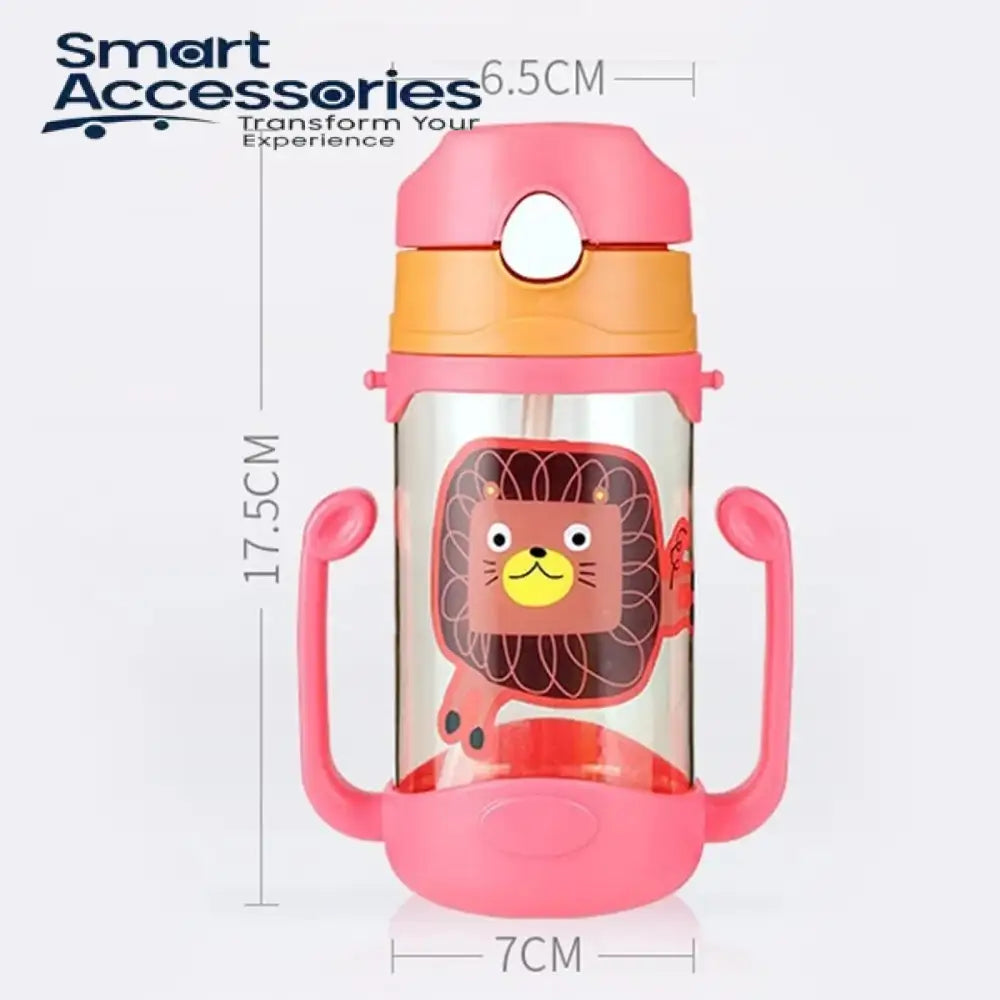 500Ml Baby’s Learning Drinking Water Bottles Feeding Sippy Cups With Handles