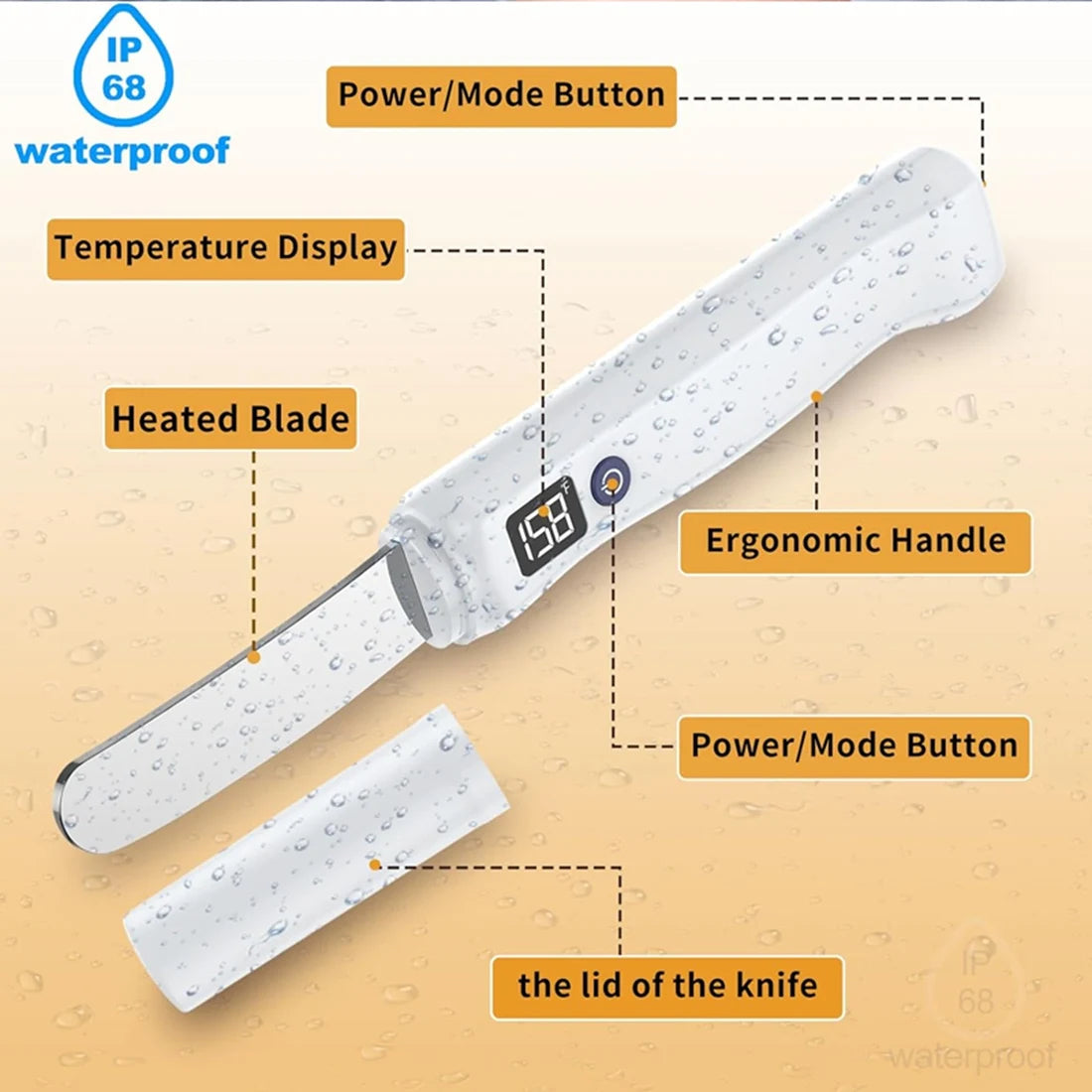 Electric Heated Butter Knife – Multipurpose Spread Cutter for Butter, Cheese & Jam