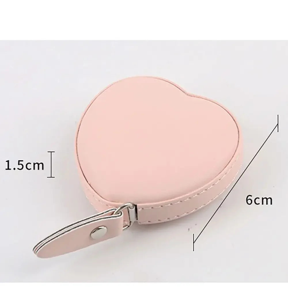 "Mini Heart Measuring Tape β Soft, Flexible & Pocket-Friendly"