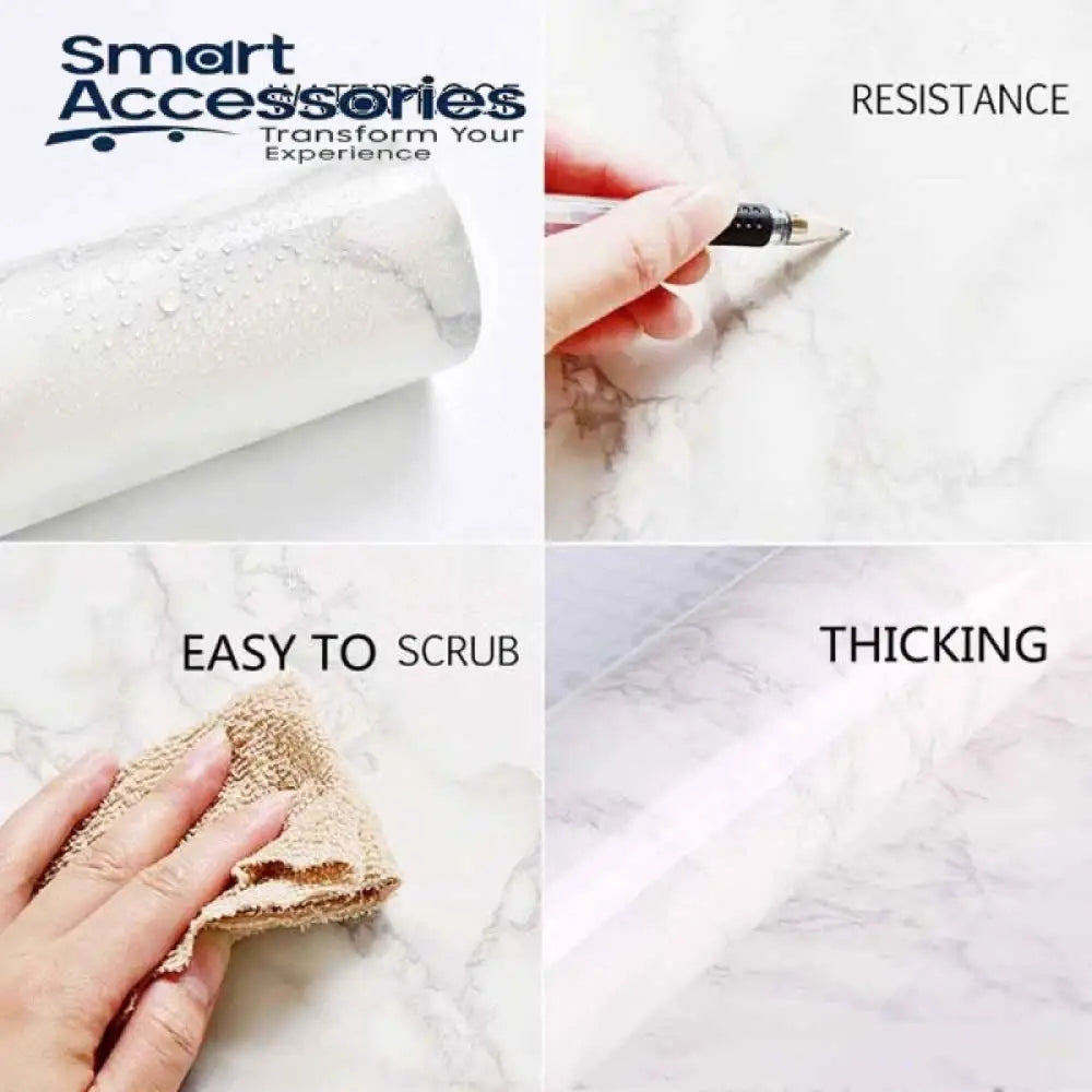 60 X 200Cm 3D Marble Self Adhesive Sheet