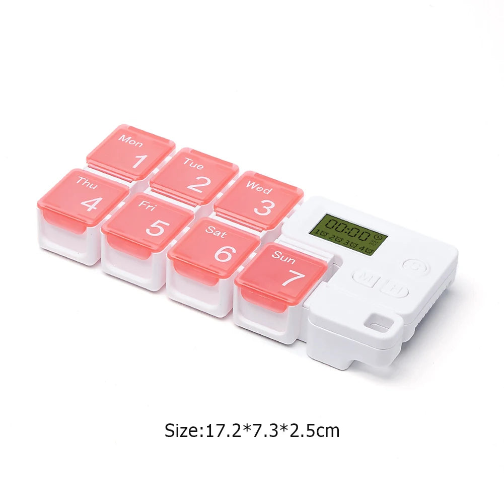 SmartPill™ 7-Day Digital Medicine Organizer with Reminder
