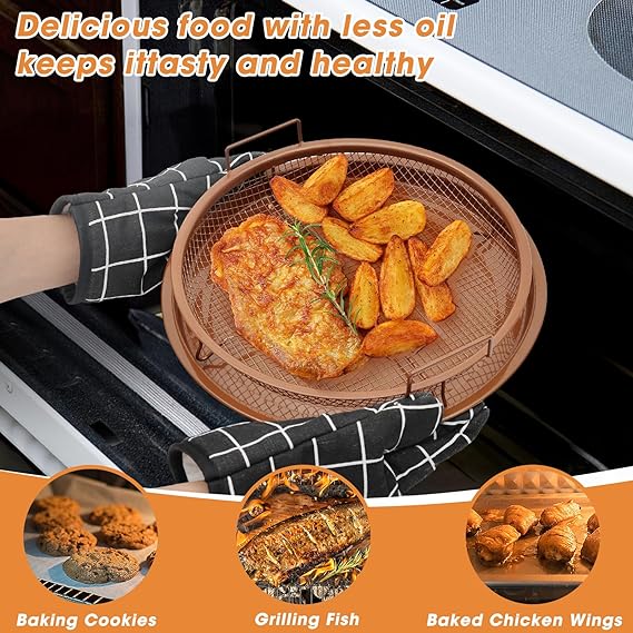 Oven Air Fryer Crisper Tray
