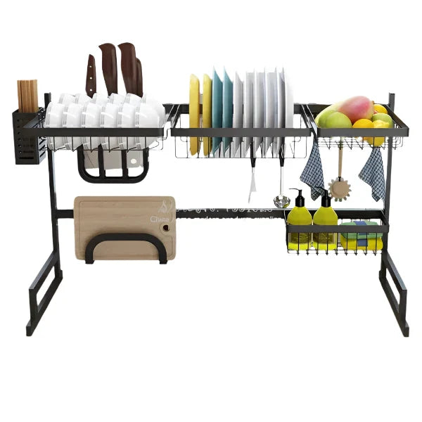 Over The Sink Dish & Utensils Drying Rack