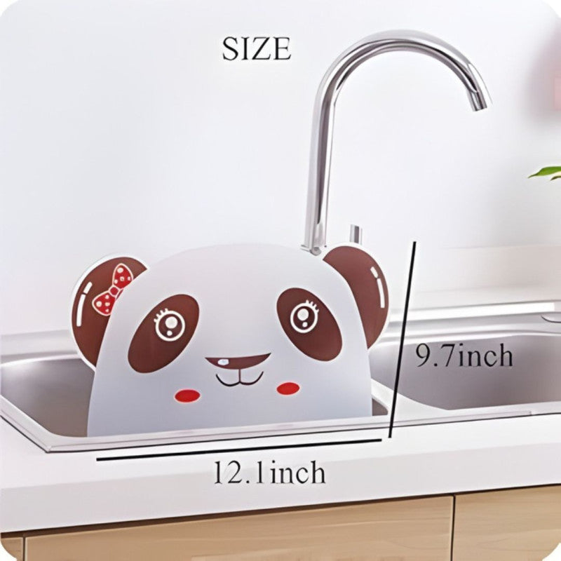 Panda Kitchen Water Splash Guard - Water Sucker Flap Sink Splash