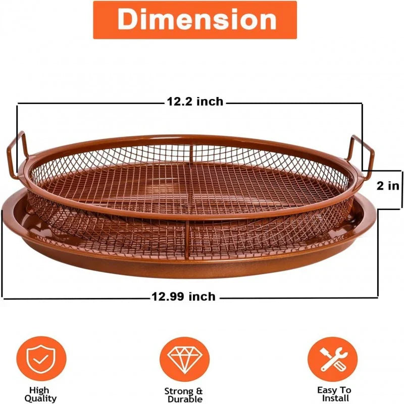 Oven Air Fryer Crisper Tray