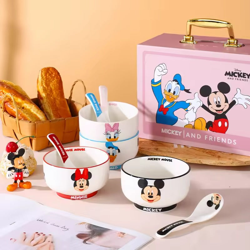 Disney Mickey & Friends Cereal Serving Bowl (Set of 4)