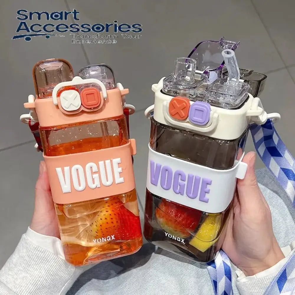 Acrylic Leak-Proof Insulated Water Bottle With 520Ml Capacity