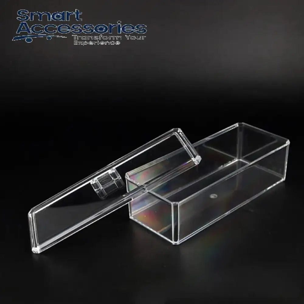 Acrylic Makeup Cosmetic Box Brush Pen Pencil Holder Storage Organizer Container With Cover