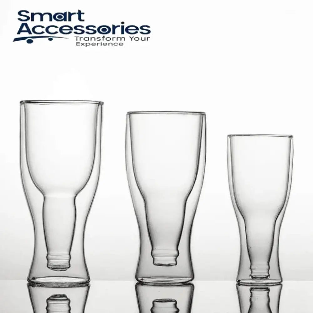 Double Bottom Glass Mug