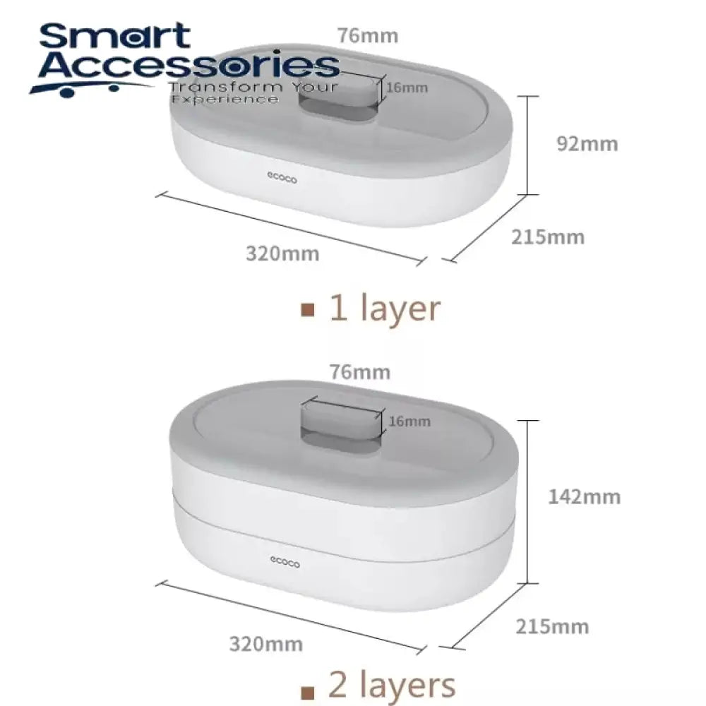 Double Layer Dry Fruit Plate For Serving