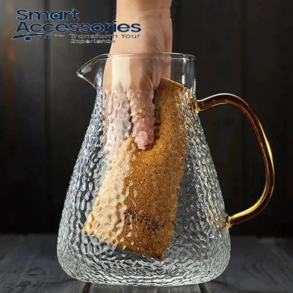 High Quality Golden Handle Glass Jug