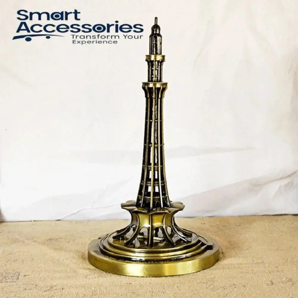 Metal Crafts Bronze Minar E Pakistan Model Gifts Office Home Ornaments Architectural Sculpture