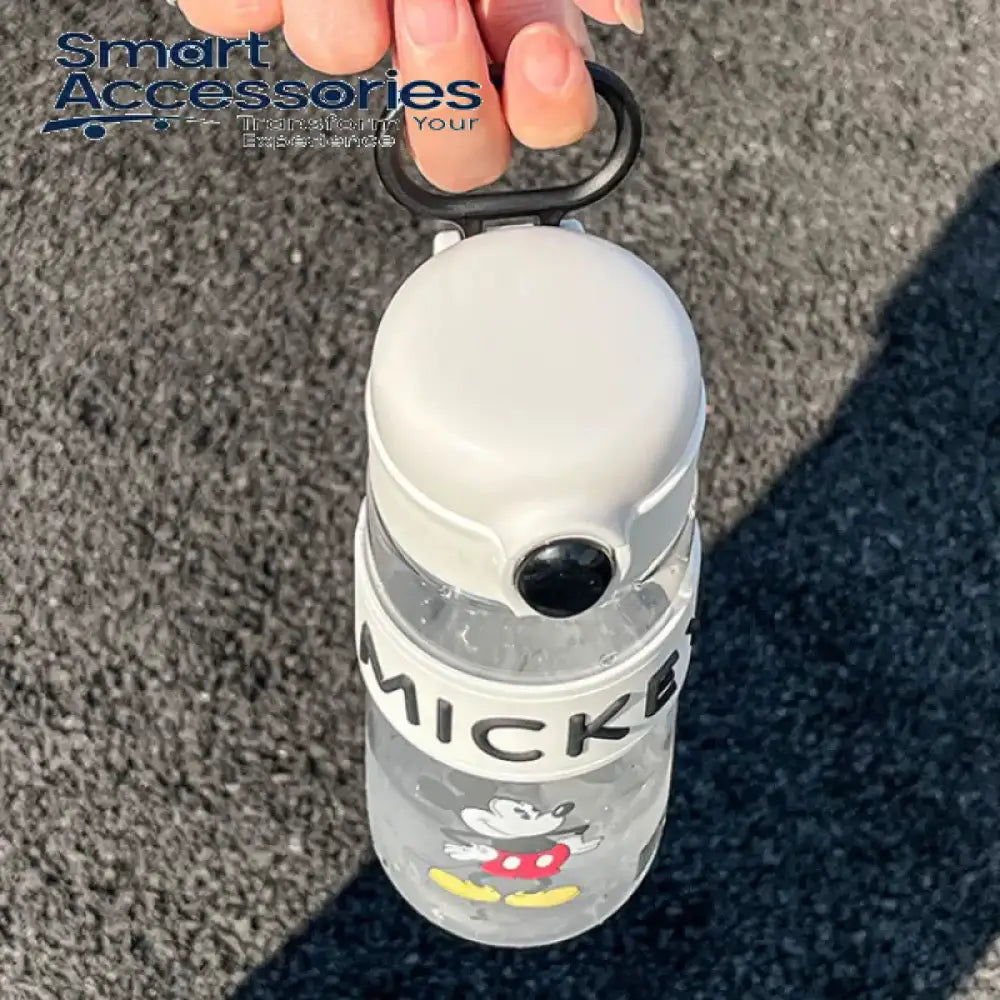 Mickey Mouse Water Bottle 680Ml With Straw