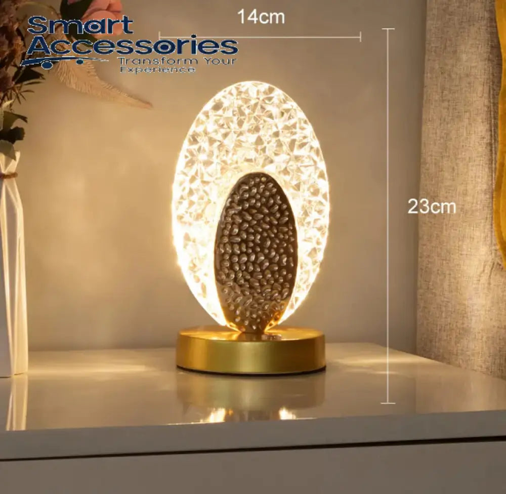 Morden Style Led Touch Modern Crystal Table Lamp
