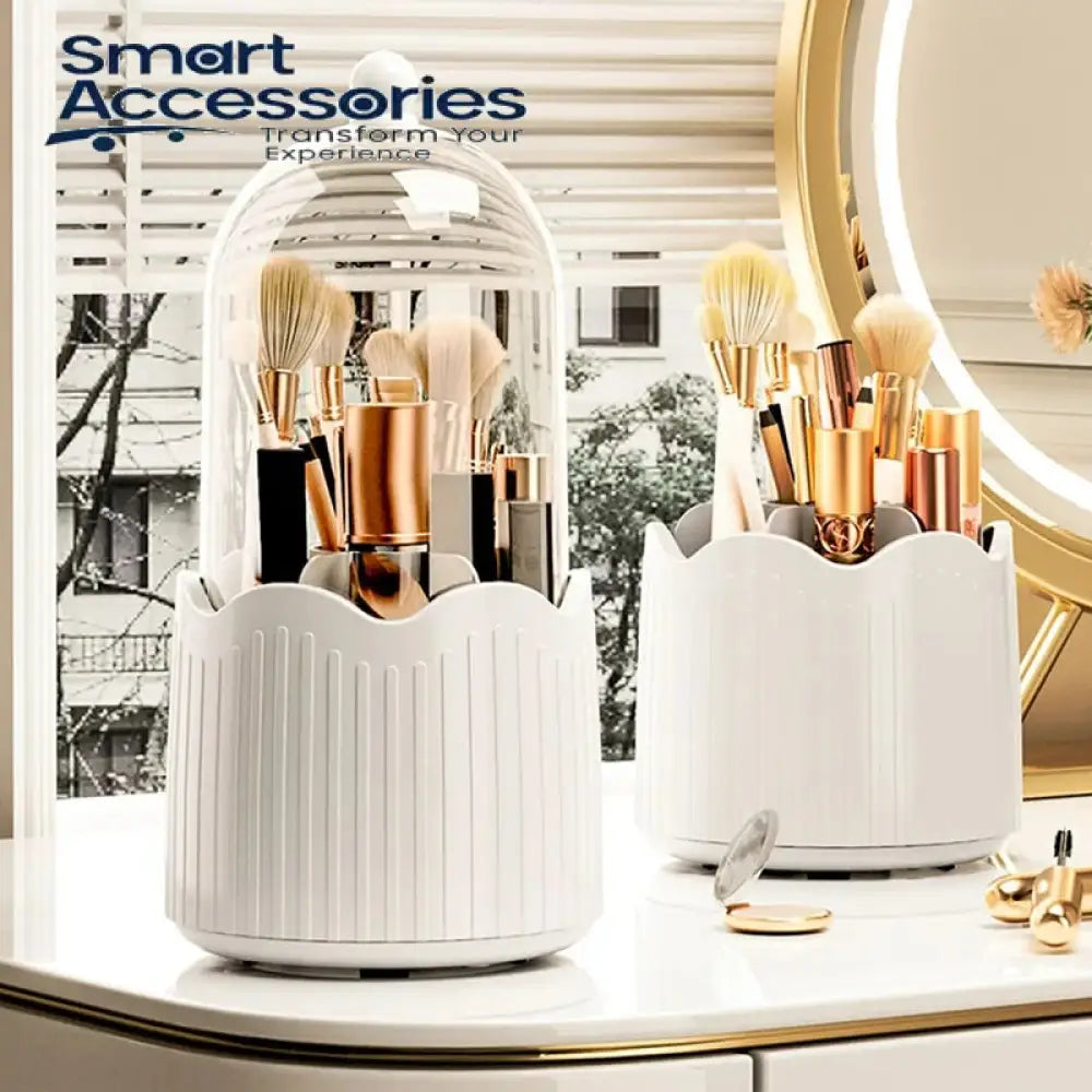 New 360° Rotating Makeup Brush Holder