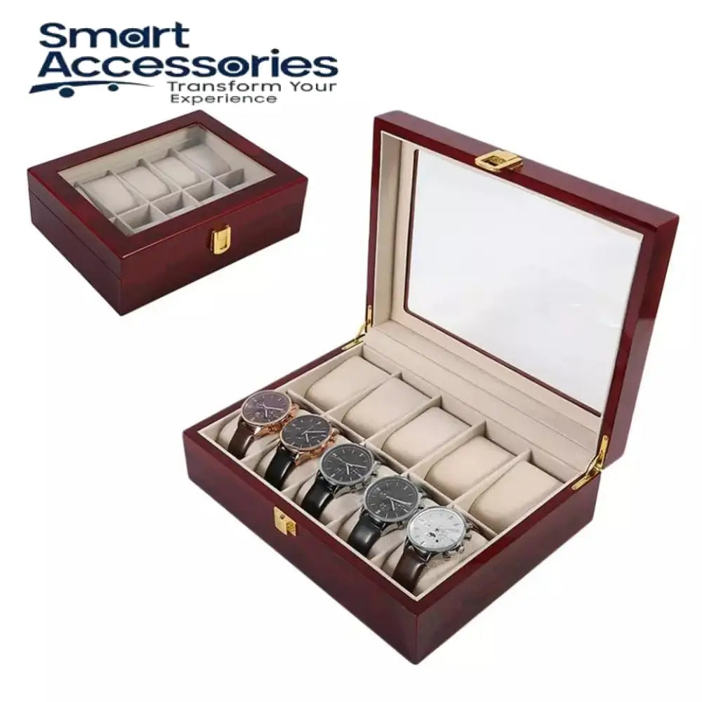 New Luxury Wooden Watch Box (Premium Quality)
