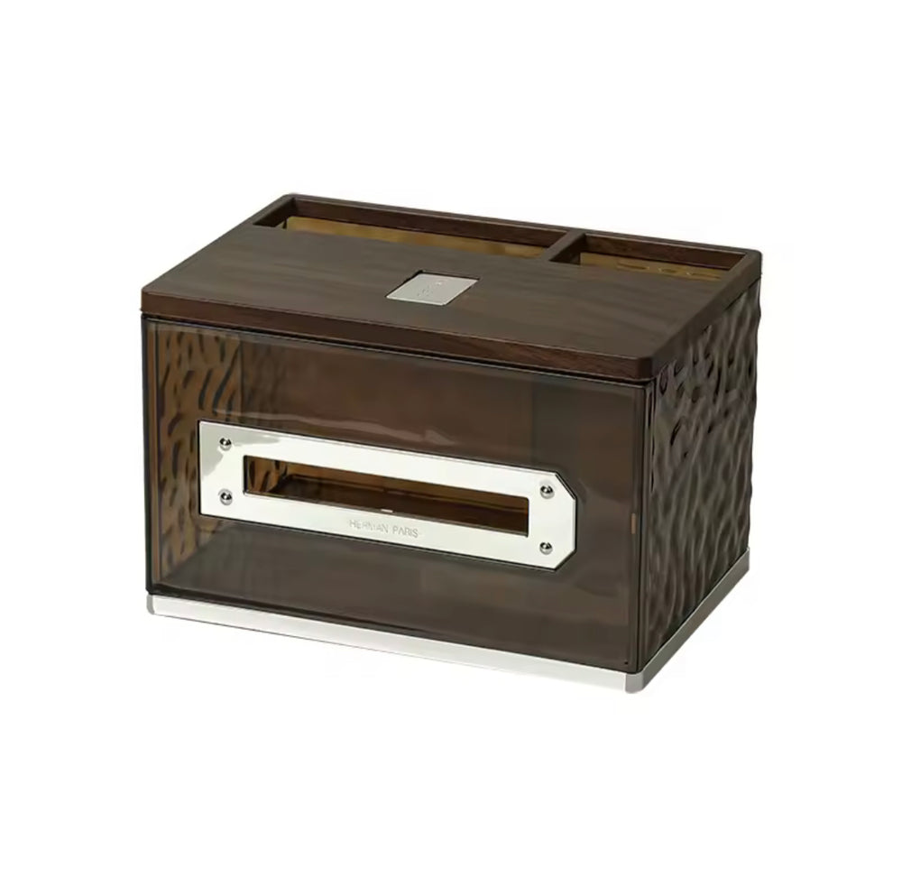 Glacier Pattern Remote Control & Tissue Organizer Box