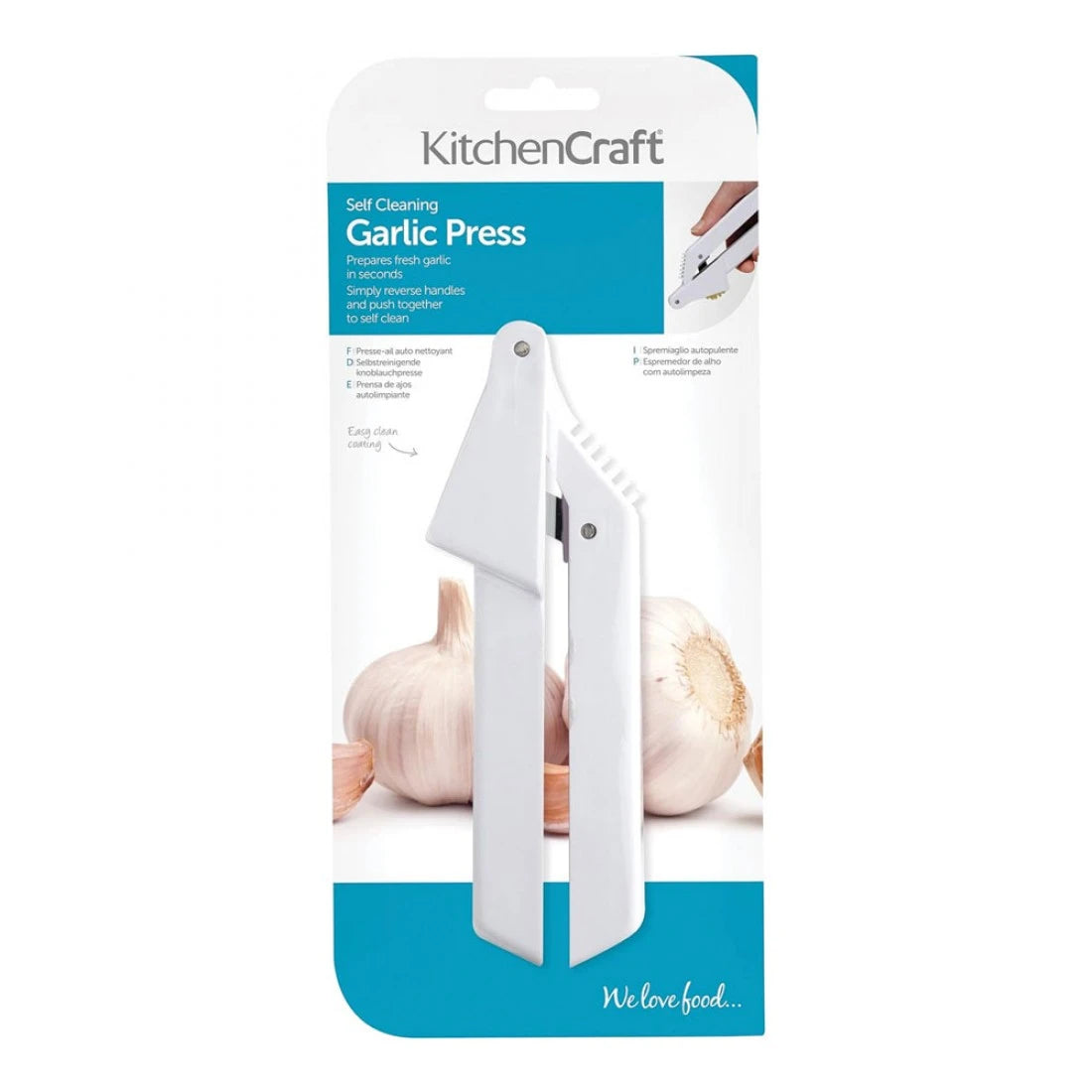 Self Cleaning Premium Quality Garlic Press