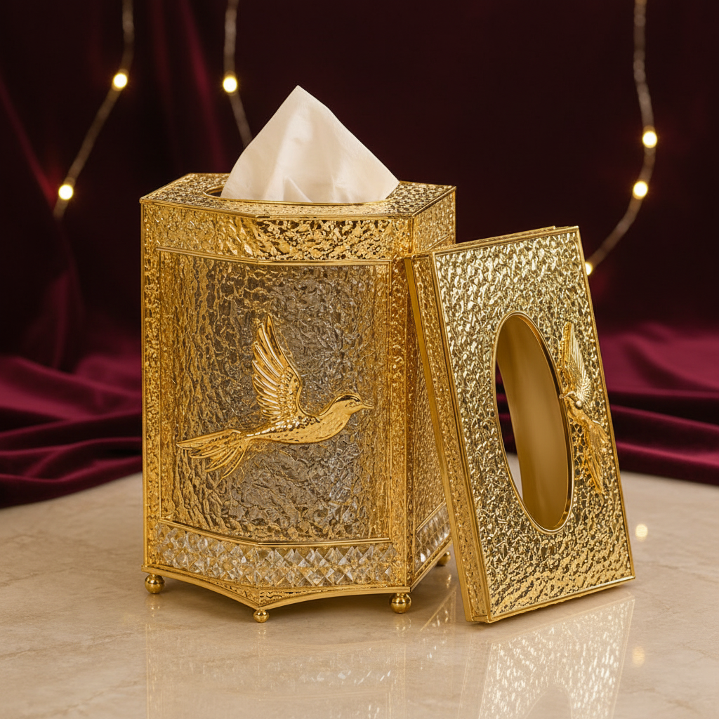 Goldluxa Luxury Home Tissue Box