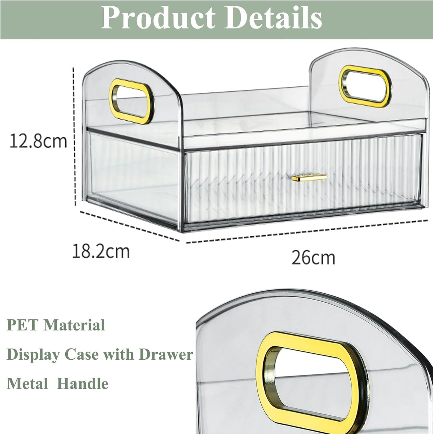 Acrylic Skincare Desktop Cosmetics Storage Organizer