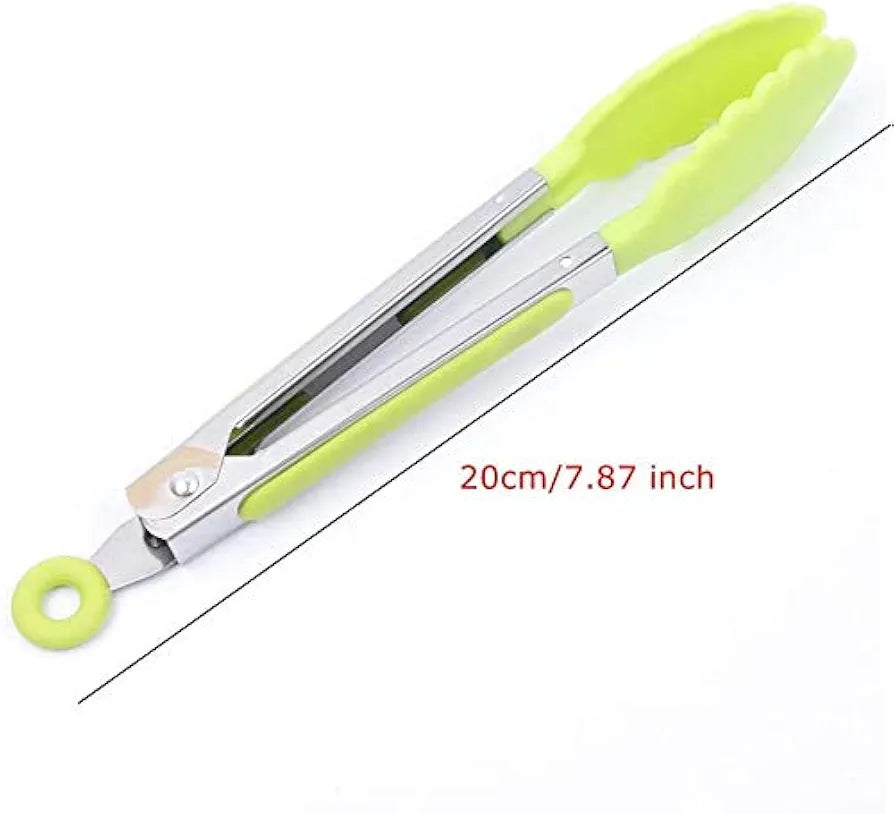 Multipurpose Silicone Grip Cooking Tongs