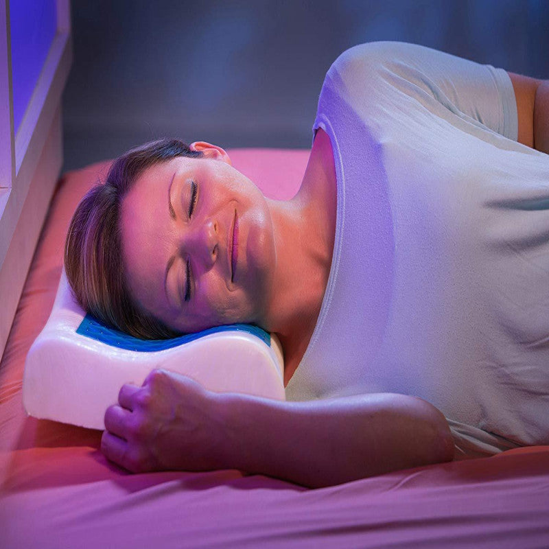 Restform Cool Viscoelastic Pillow Memory Foam Neck And Shoulder Support