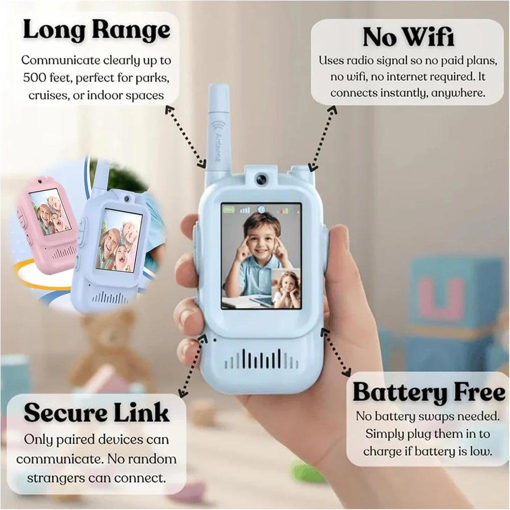 Kids Video Walkie Talkie-HD Video Calling Children Toy