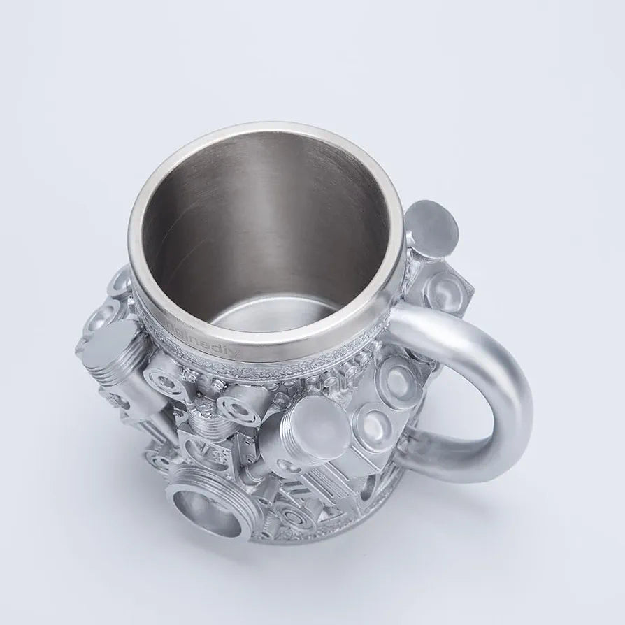 V8 Engine Retro Design Ceramic Mug