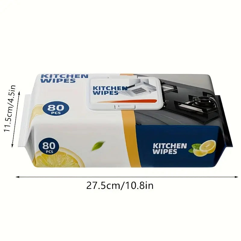 80 Pcs Heavy Duty Kitchen Wipes