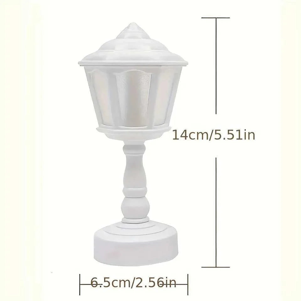 Pagoda Bud Button Battery LED Table Lamps