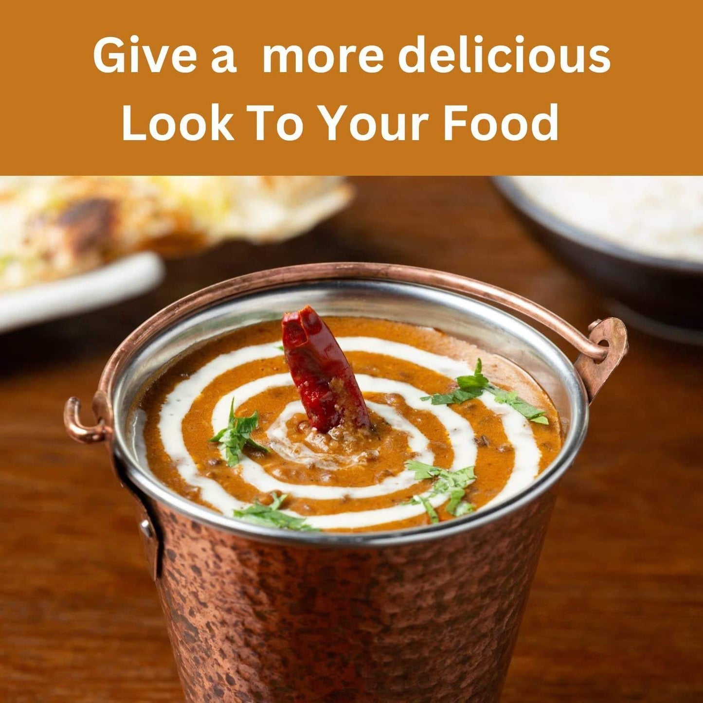 Desi Elegant Classic Style Cooper Serving Balti