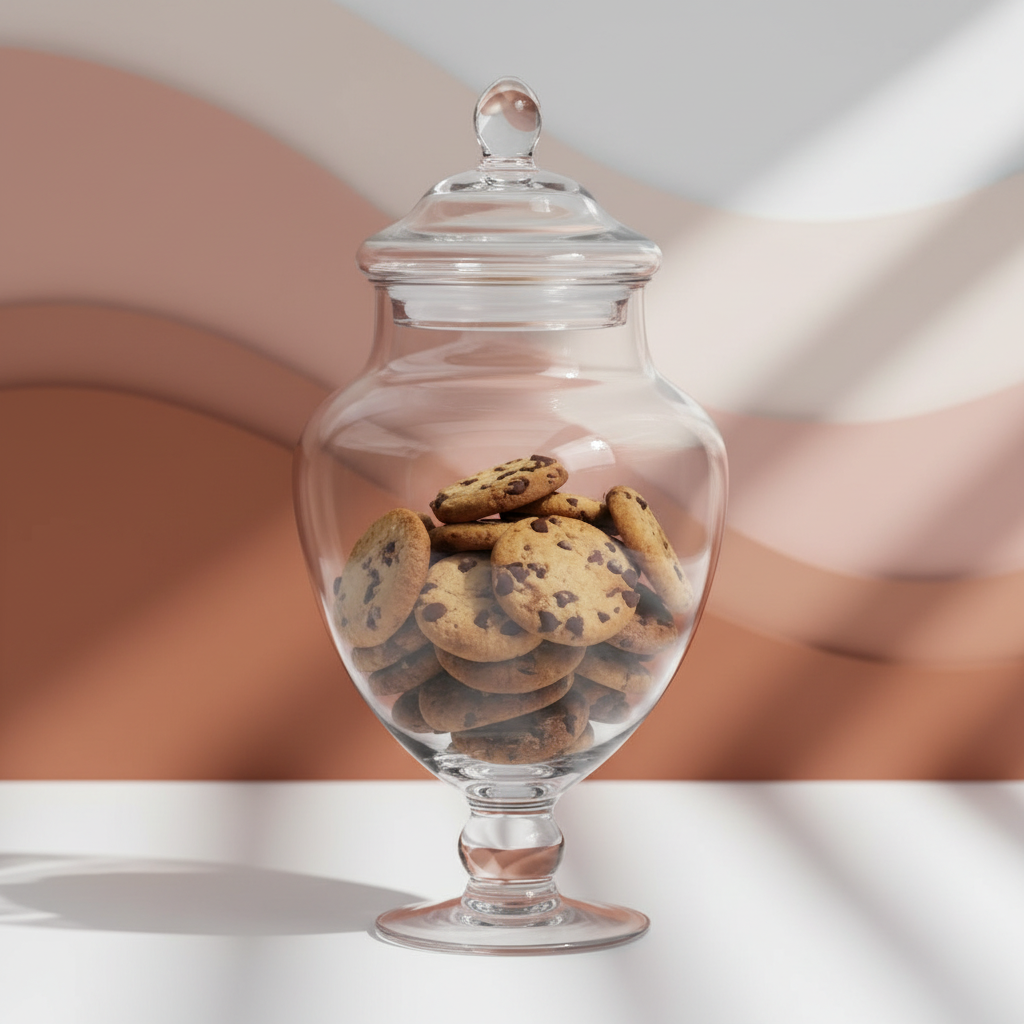 Decorative Luxurious Premium Quality Glass Jar