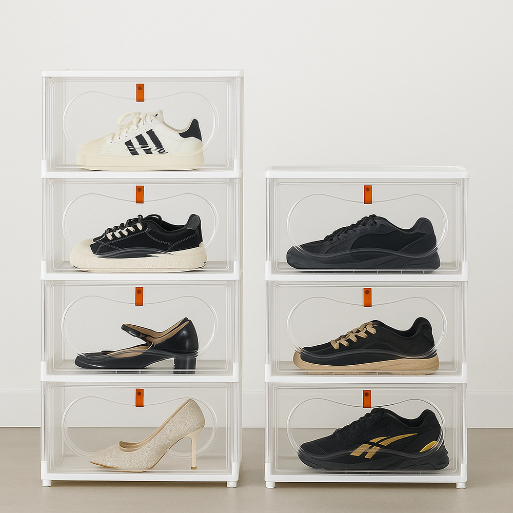 Premium Quality Clear stack Multi-Layer Shoes Storage Organizer