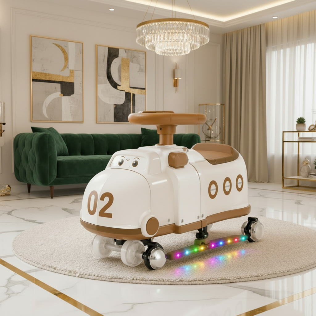 Airplane Style Auto Baby Walker