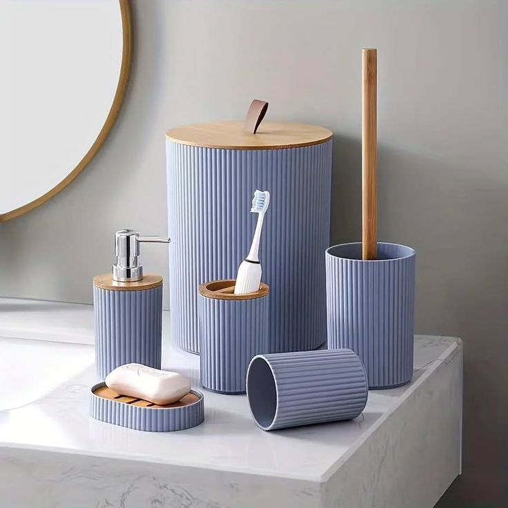 6-Piece's Bathroom Accessories Set