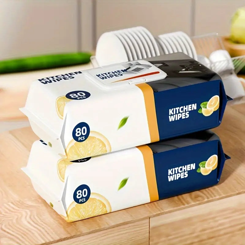 80 Pcs Heavy Duty Kitchen Wipes
