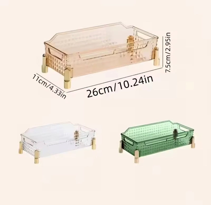 Transparent Desktop Cosmetics Storage Organizer
