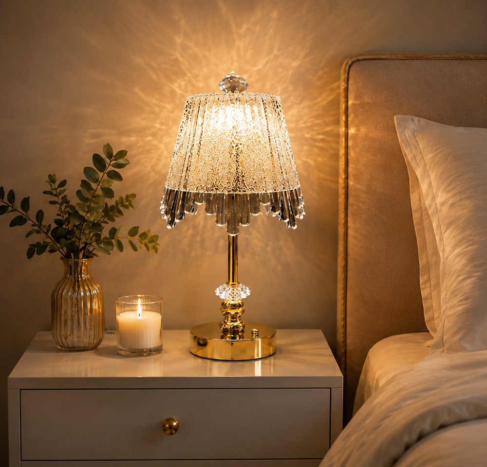 Luxury Crystal Decorative LED Table Lamp