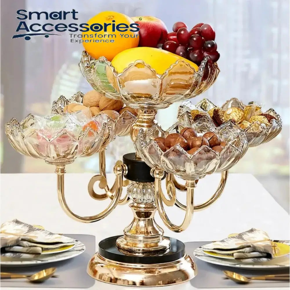 Rotating Dry Fruit Plate Rack
