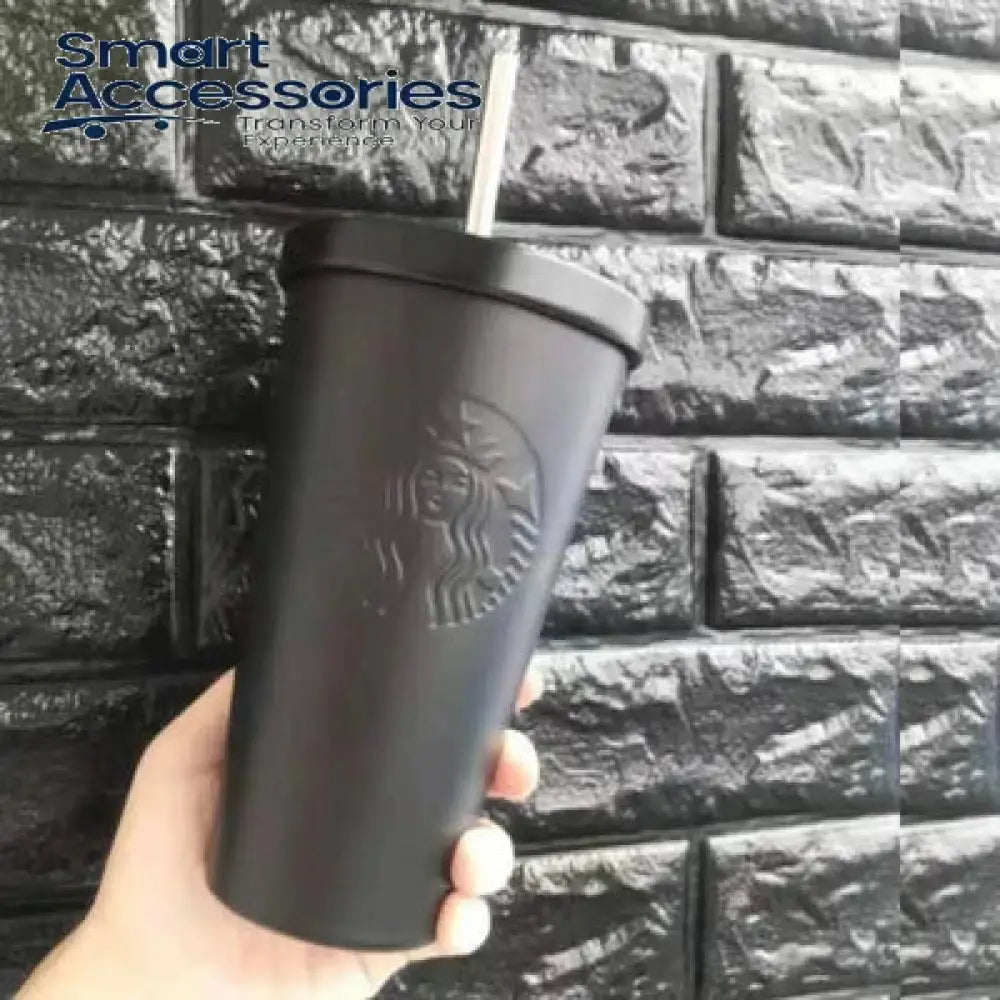 Sb Coffee Mug With Metal Straw