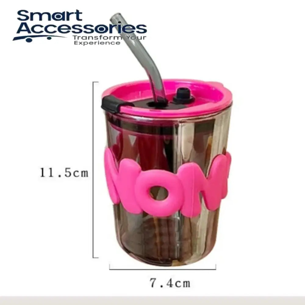 Travel Coffee Cup With Lid And Straw